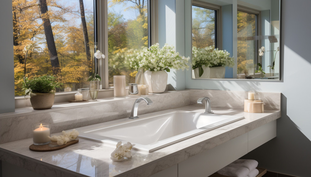 3 steps to install a mirror in the bathroom